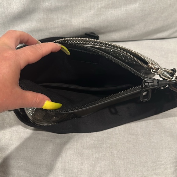 LOUIS VUITTON DamierGrister Trio pouch NM Pouch Crossbody Shoulder Bag EUC - Picture 7 of 10